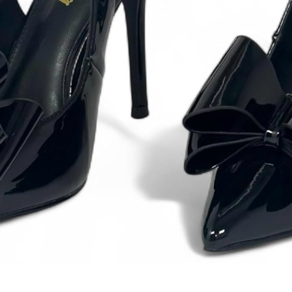 Elegant Black Women's Heels Size 9 - Picture 9 of 12